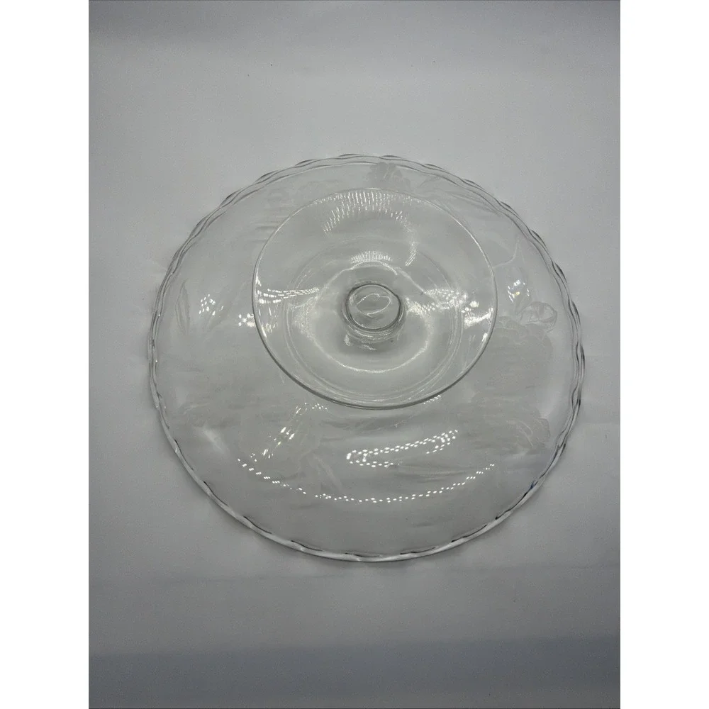 Fostoria Camellia Etched Rose Pattern‎ 12 1/8